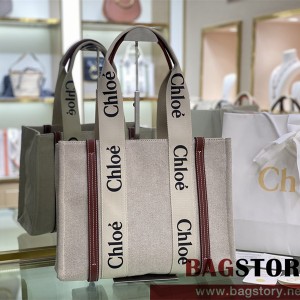 끌로에 Chloe 37cm 우디 토트백 미디움