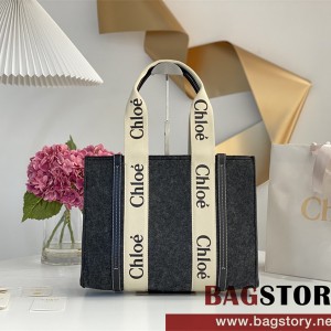 끌로에 Chloe 37cm 우디 토트백 미디움