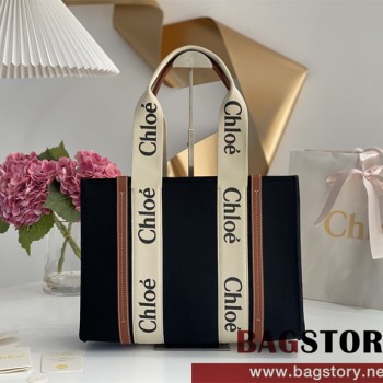 끌로에 Chloe 37cm 우디 토트백 미디움