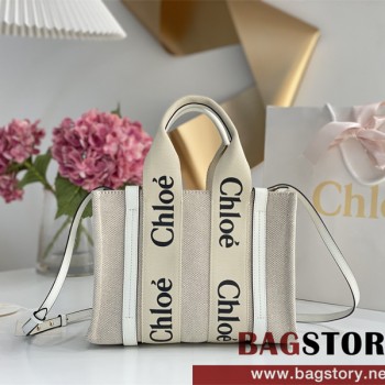 끌로에 Chloe 26cm 우디 스트랩 토트백 스몰
