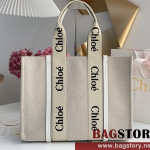 끌로에 Chloe 45cm 우디 토트백 라지