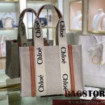끌로에 Chloe 37cm 우디 토트백 미디움