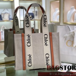 끌로에 Chloe 37cm 우디 토트백 미디움