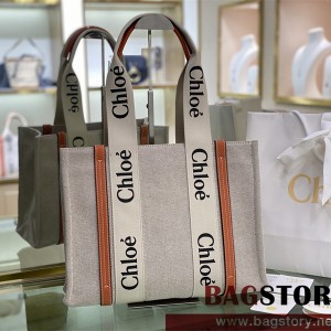 끌로에 Chloe 37cm 우디 토트백 미디움