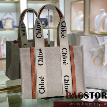 끌로에 Chloe 37cm 우디 토트백 미디움