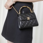 샤넬 CHANEL 탑핸들 플랩백  스몰