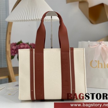 끌로에 Chloe 37cm 우디 토트백 미디움
