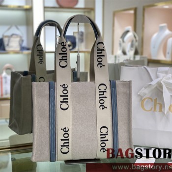 끌로에 Chloe 37cm 우디 토트백 미디움