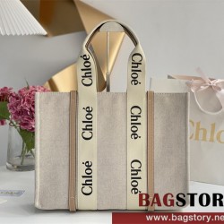 끌로에 Chloe 45cm 우디 토트백 라지