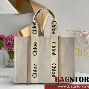끌로에 Chloe 45cm 우디 토트백 라지