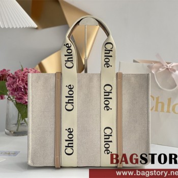 끌로에 Chloe 45cm 우디 토트백 라지
