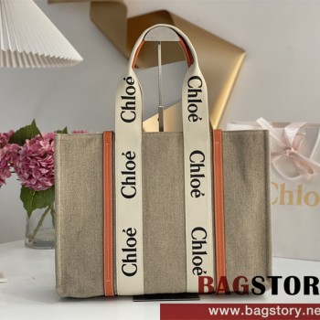 끌로에 Chloe 45cm 우디 토트백 라지