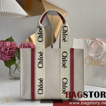 끌로에 Chloe 37cm 우디 토트백 미디움