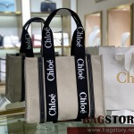 끌로에 Chloe 37cm 우디 토트백 미디움