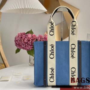 끌로에 Chloe 37cm 우디 토트백 미디움