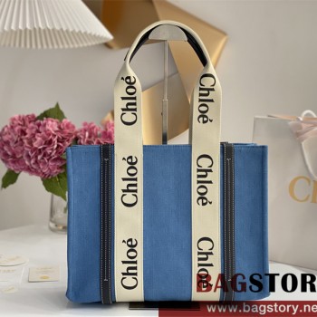 끌로에 Chloe 37cm 우디 토트백 미디움