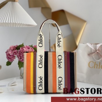 끌로에 Chloe 37cm 우디 토트백 미디움