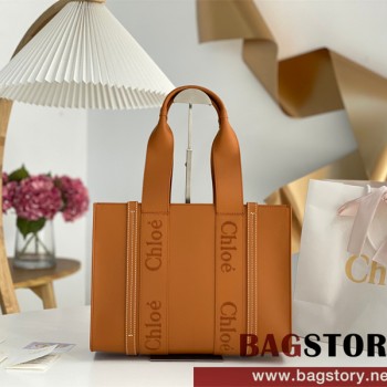 끌로에 Chloe 37cm 우디 토트백 미디움