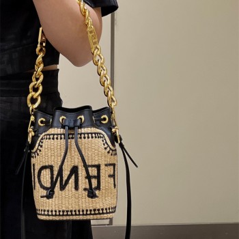 펜디 FENDI 몬트레조 미니 버킷백 18CM