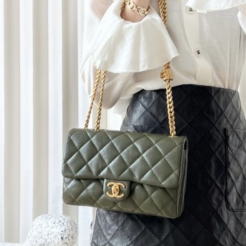샤넬 CHANEL 램스킨 클래식 플랩백 스몰 22CM