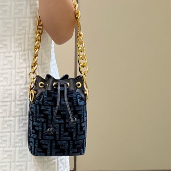펜디 FENDI 몬트레조 미니 버킷백 18CM