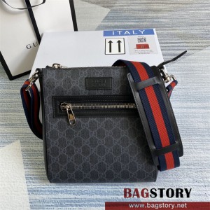 구찌 GUCCI  GG 수프림 캔버스 메신저백 스몰 523599