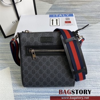 구찌 GUCCI  GG 수프림 캔버스 메신저백 스몰 523599