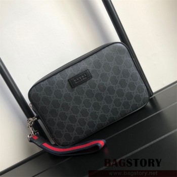 구찌 GUCCI 남자 클러치백 GG 블랙 남성 가방 495562