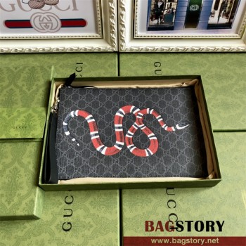 구찌 GUCCI 베스트리에 킹스네이크 GG 파우치 473904