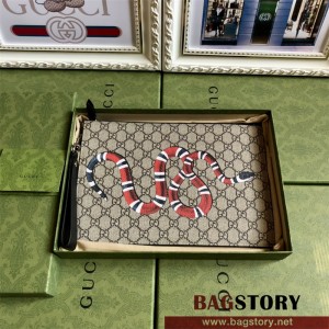 구찌 GUCCI 베스트리에 킹스네이크 GG 파우치 473904