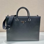 프라다 PRADA  로고 사피아노 레더브리프 케이스 2VG101