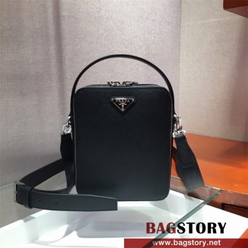 프라다 PRADA 브리크 사피아노 가죽 크로스백 2VH066