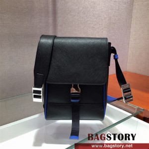 프라다 PRADA 남성 사피아노 플랩 숄더백 2VD019