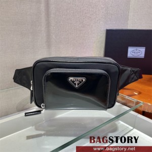 프라다 PRADA  리나일론 레더 남성 숄더백 2VH130