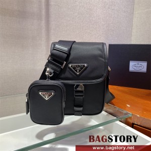 프라다 PRADA  2VD043 리나일론 메신저 미니크로스백 