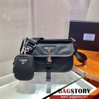 프라다 PRADA  리나일론 사피아노 크로스백 2VH133