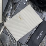 입생로랑 YSL 생로랑 모노그램 클러치 440222 36CM