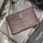 입생로랑 YSL 생로랑 모노그램 클러치 413444  30CM