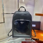 프라다  리나일론 레더 백팩 2VZ084