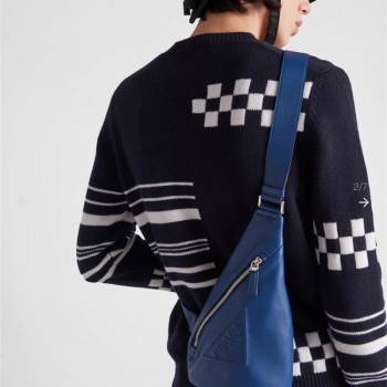 프라다 PRADA   로고 크로스 레더 백 남성 2VZ098