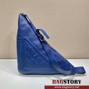  프라다 트라이앵글 캔버스 크로스백  2VY007