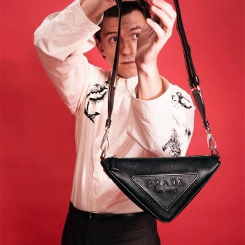 프라다 PRADA 남성 남자 2VH155 트라이앵글 로고 숄더 크로스백 2VH155