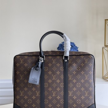 루이비통 Louis Vuitton 모노그램 마카사르 다큐먼트 서류가방 M40225