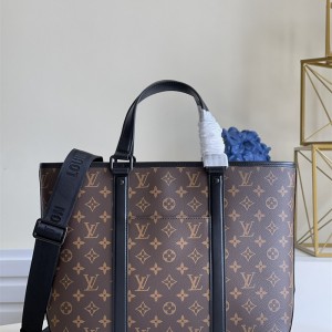 루이비통 Louis Vuitton 위켄드 토트 PM 브라운 서류가방 토트백  M45734