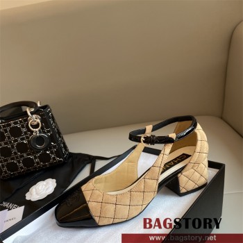 샤넬 CHANEL 힐 샌들 슬리퍼