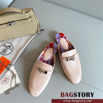 에르메스 HERMES 힐 샌들 슬리퍼