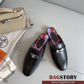 에르메스 HERMES 힐 샌들 슬리퍼