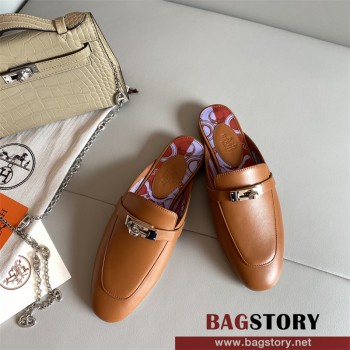 에르메스 HERMES 힐 샌들 슬리퍼