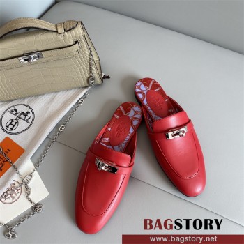 에르메스 HERMES 힐 샌들 슬리퍼