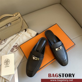 에르메스 HERMES 힐 샌들 슬리퍼